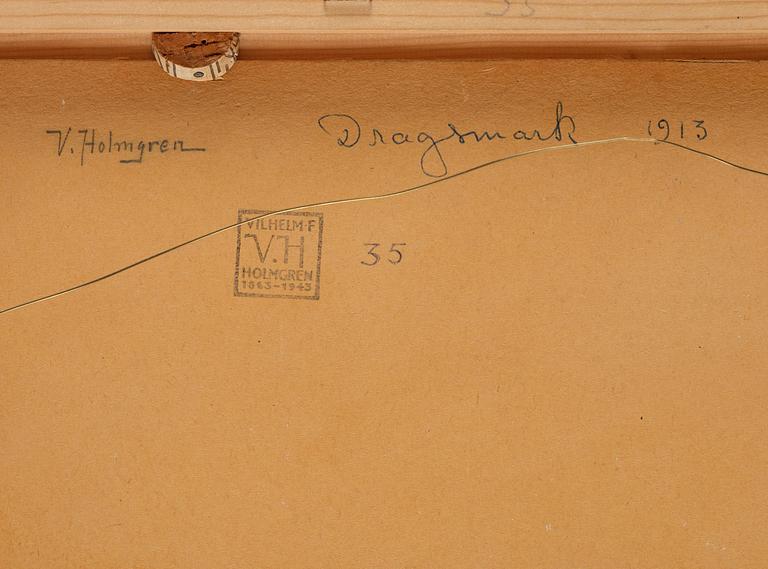 Vilhelm Holmgren, At the swimming cliffs, Bohuslän.