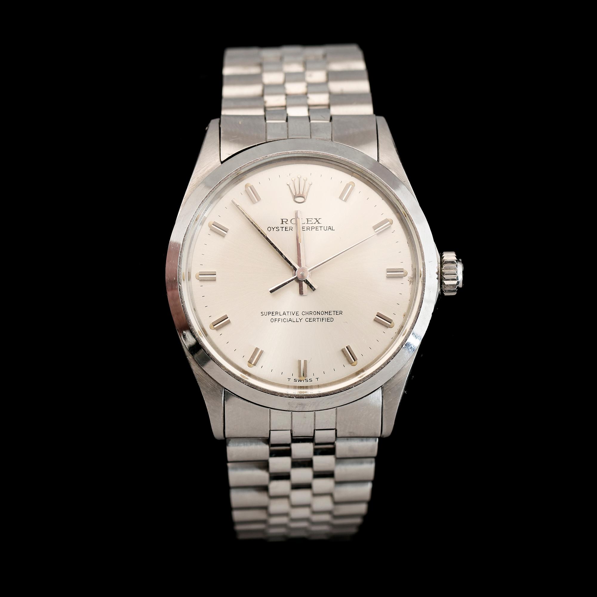 ARMBANDSUR, stål, Rolex, Oyster Perpetual, 1900-talets andra hälft.