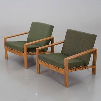 SVANTE SKOGH, A PAIR OF EASY CHAIRS BY ENGENS MÖBELFABRIK ÖRKELJUNGA 1960'S.