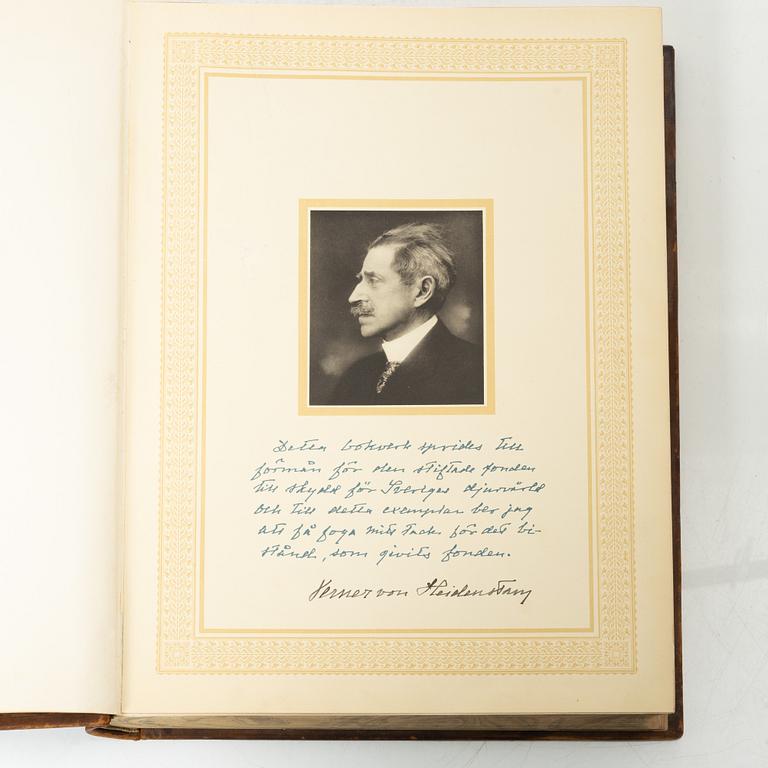 The von Wright brothers, book work, 3 volumes, "Swedish Birds", A. Börtzells tryckeri AB, Stockholm, 1927-1929.