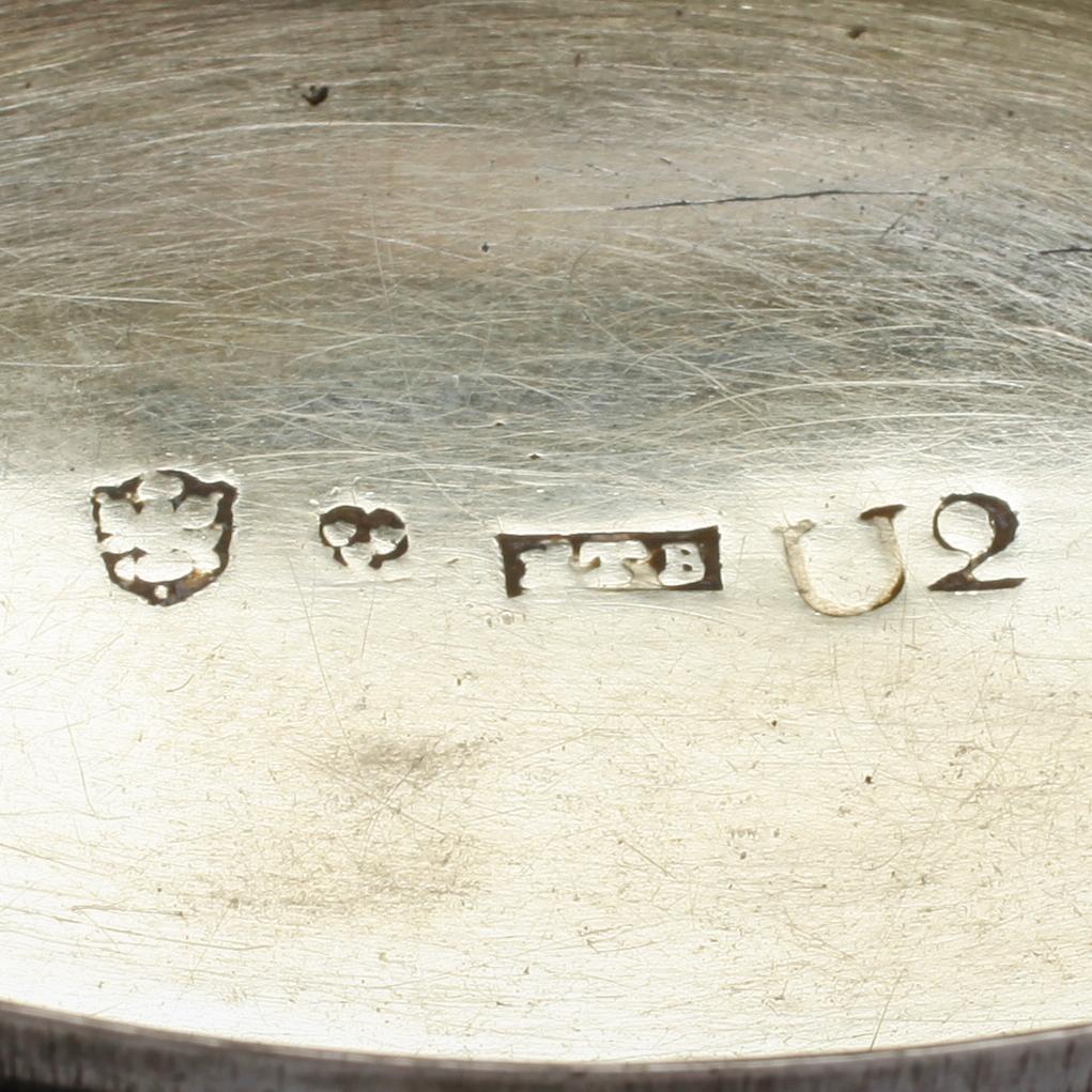 SPETSDOSA, silver, Nils Tornberg, Linköping 1802. Vikt ca 62 gram.