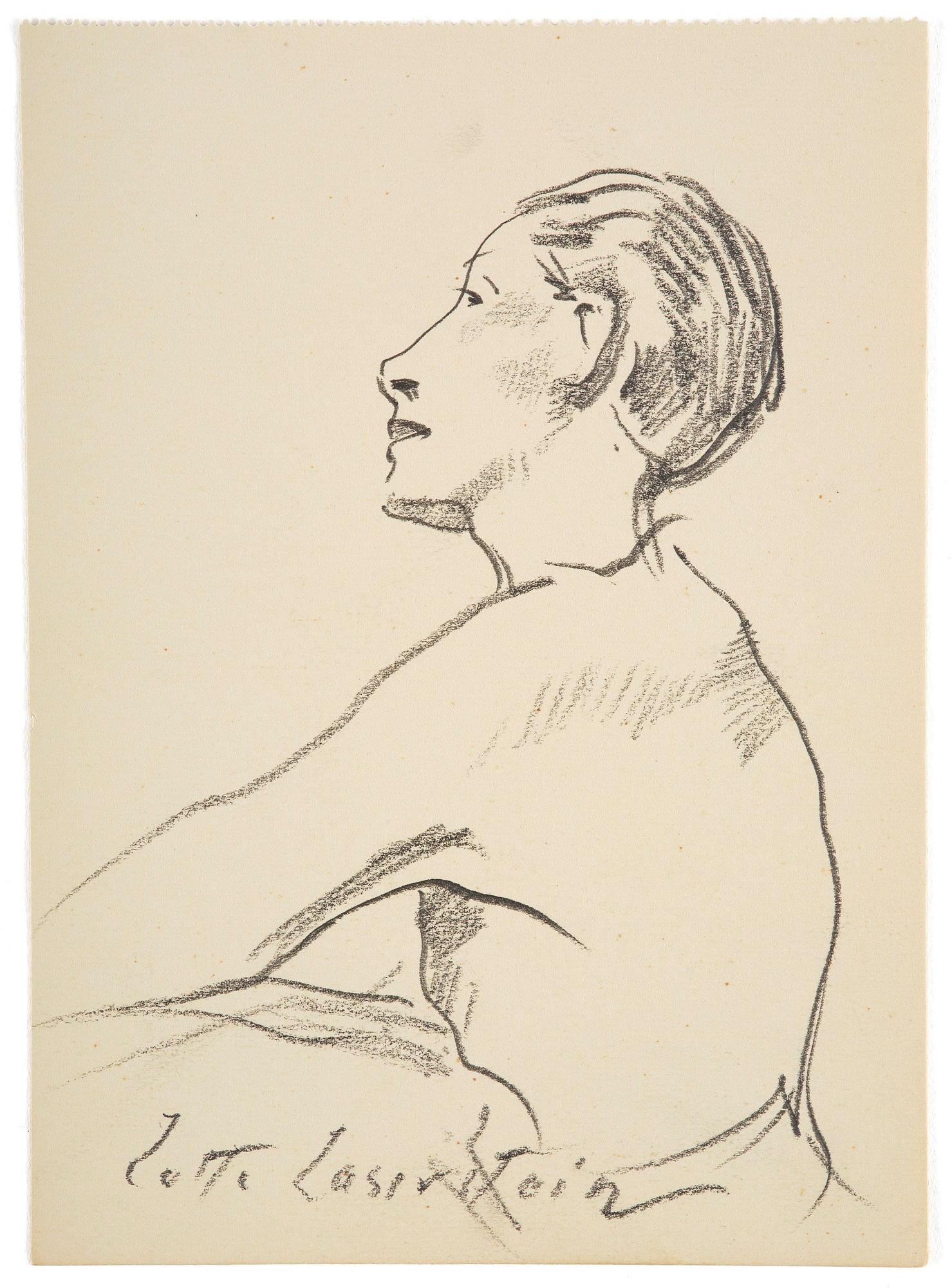 Lotte Laserstein, Traute in profile.