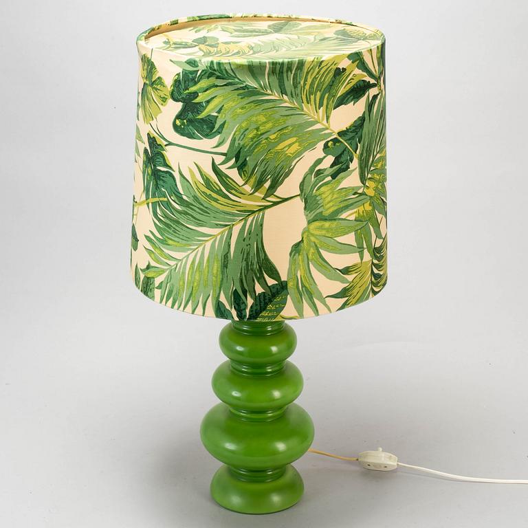 PER-OLOf STRÖM, a glass table lamp, Alsterfors Glasbruk, 1960's.