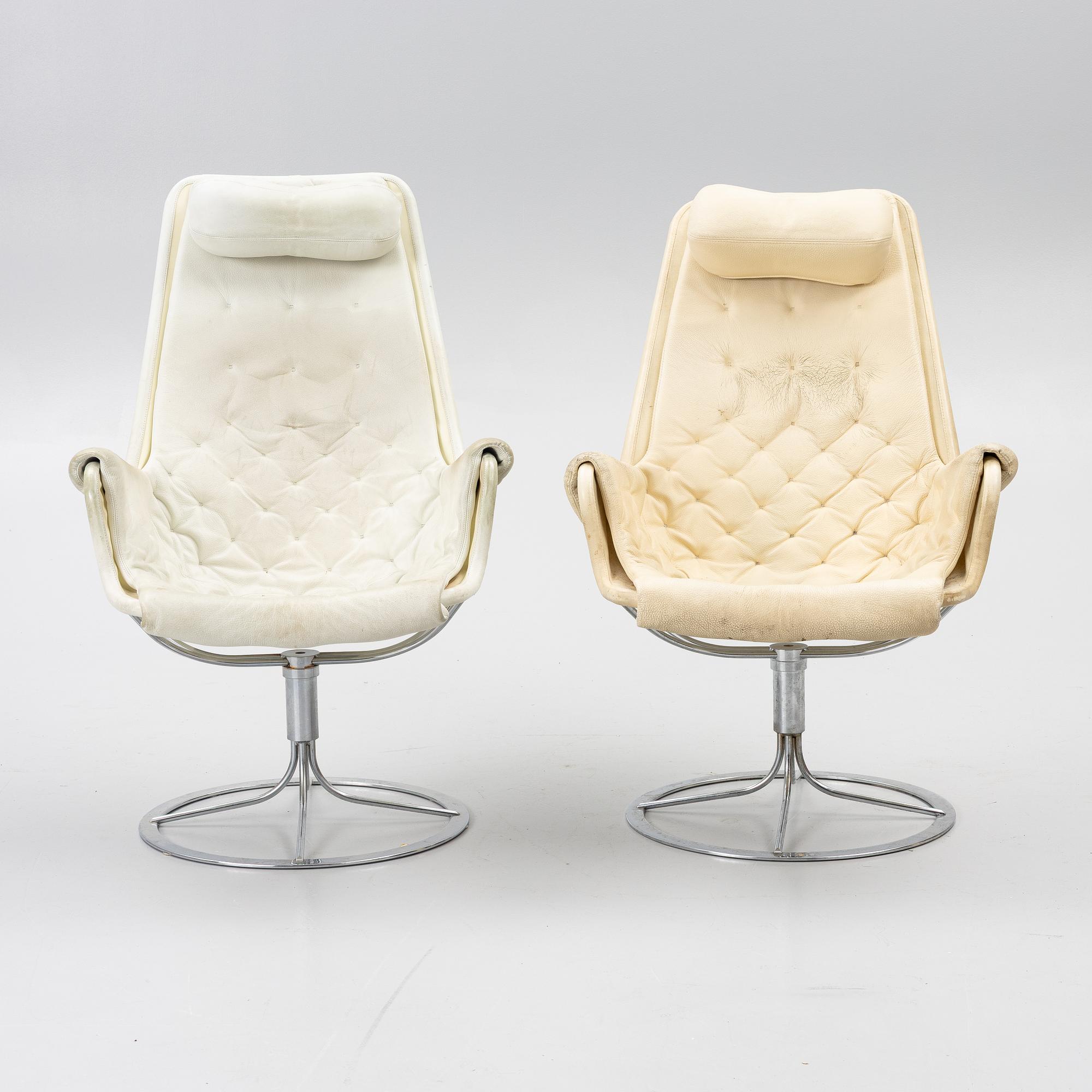 Bruno Mathsson, fåtöljer, ett par, ”Jetson”, Dux, 1900-talets andra hälft.