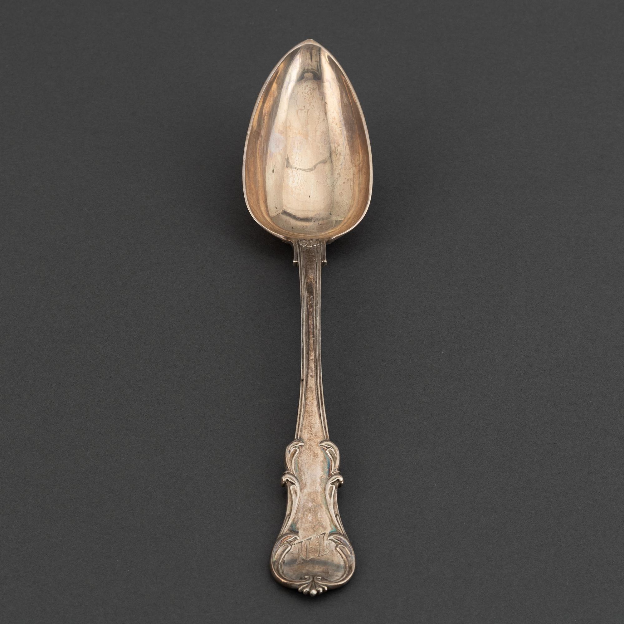 Alexander Kordes, ragusked, silver, St Petersburg 1856.