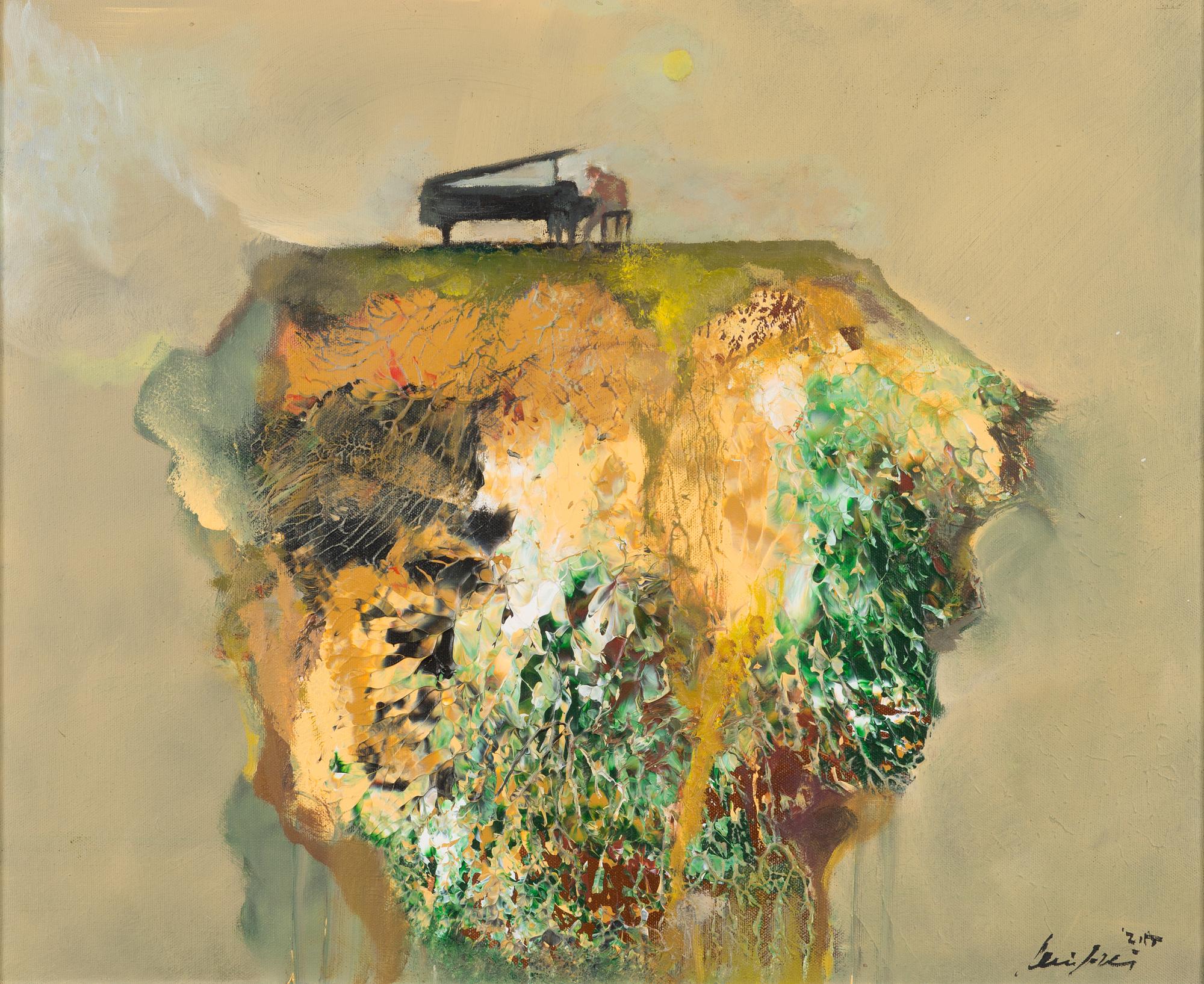 OLLI JOKI, oil on canvas, signed and dated 2015.