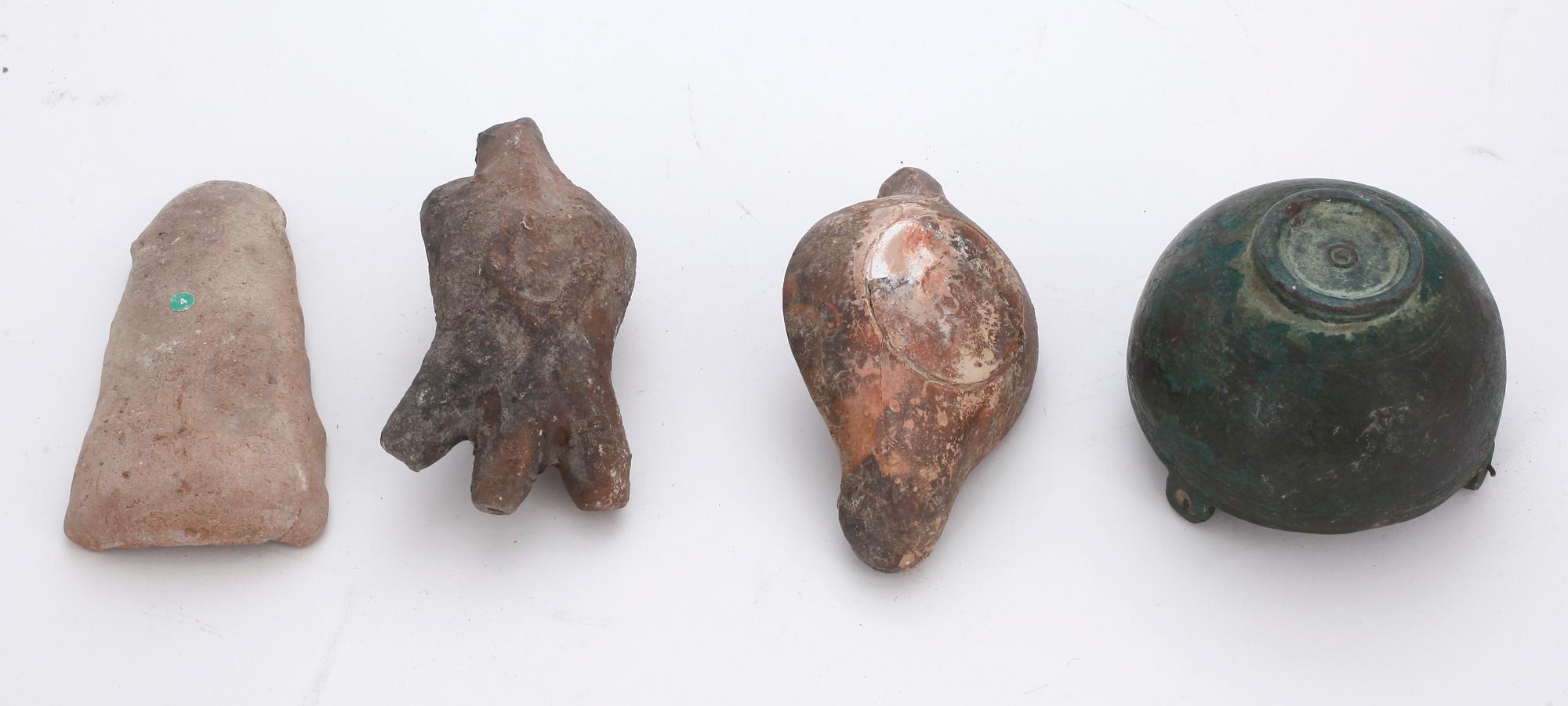 PARTI FORNFÖREMÅL, 4 delar, mest Medelhavsområdet.