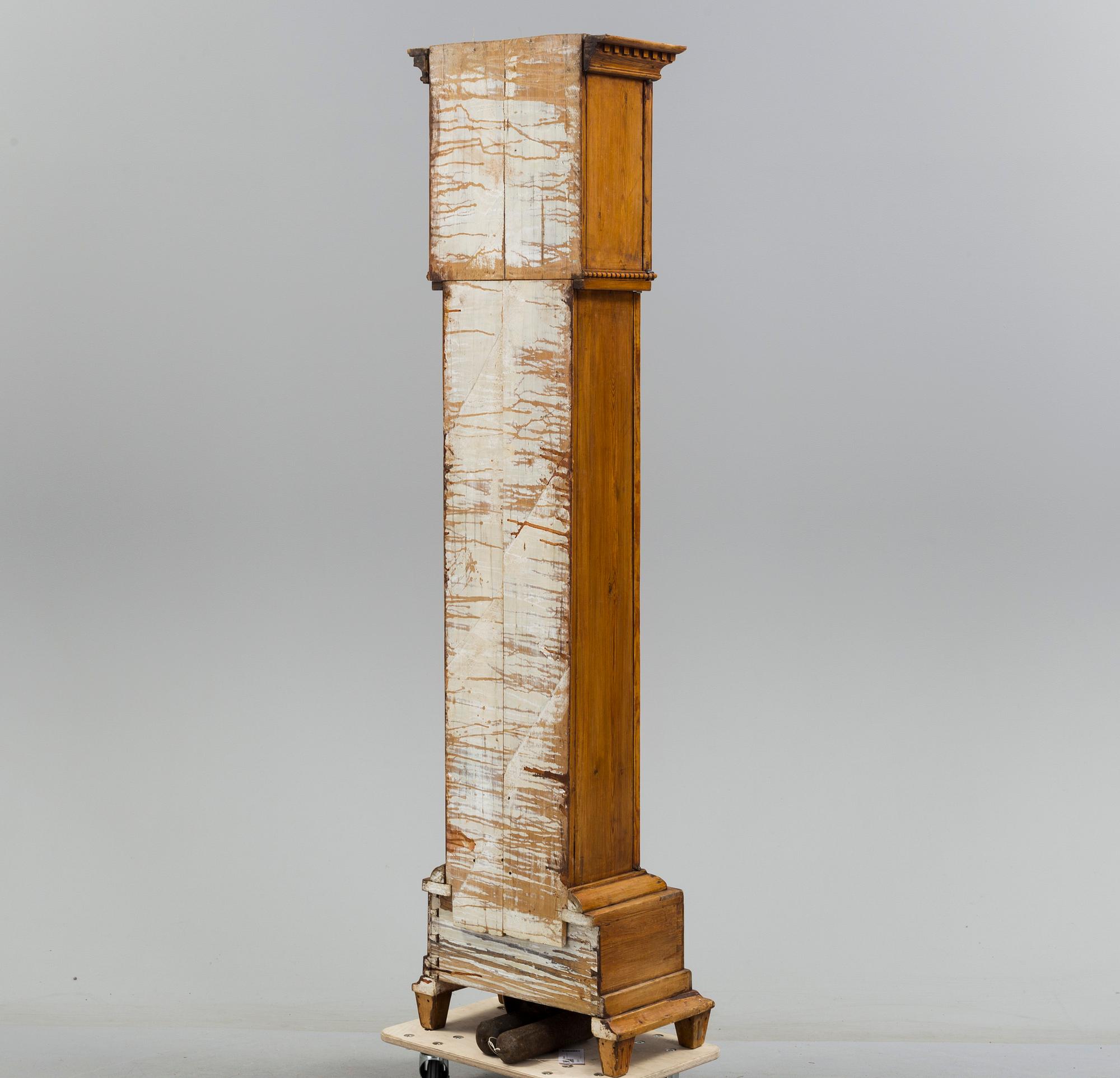 Grandfather clock. Gustavian 1700's.