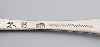 MATSKED, silver, Carl Beck, Stockholm 1723. Vikt ca 67 gram.