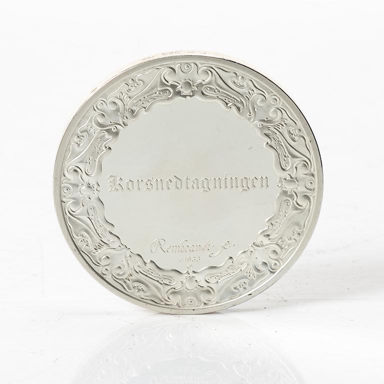 "Rembrandt in silver", 50 collector medals in sterling silver, Franklin Mint Ltd.