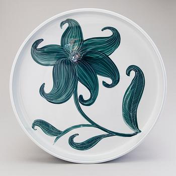 HEINI RIITAHUHTA, a porcelain dish 'Flower of Beauty', signed Heini Riitahuhta 2005.