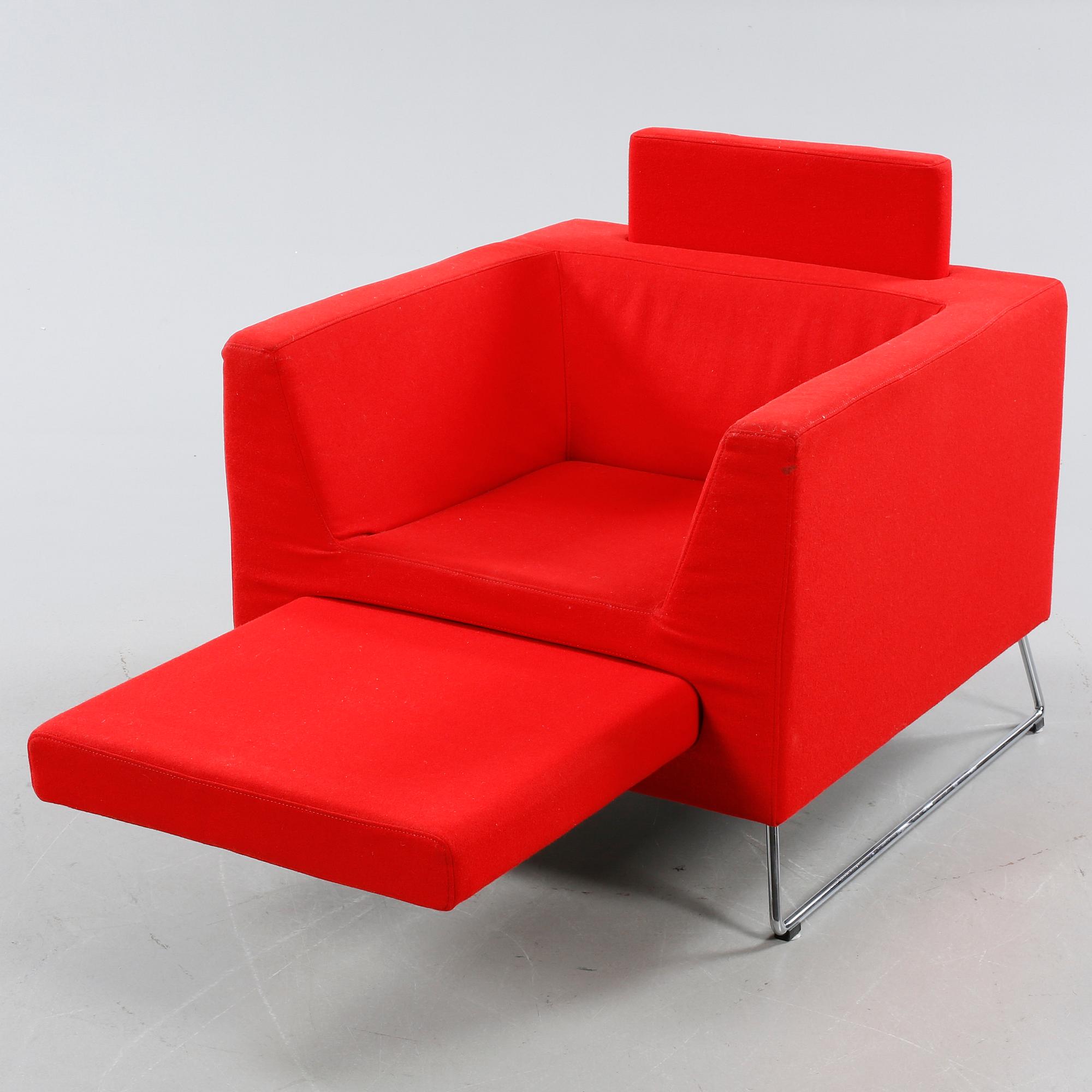 A chair, model Boxer, designed by Thomas Bernstrand for Söderbergs Möbler, made around year 2000.
