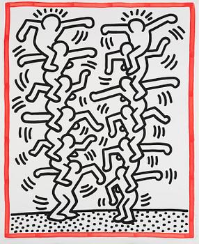 471. Keith Haring, Utan titel, ur "Three Lithographs".