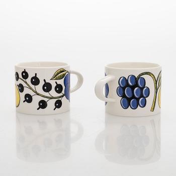 Birger Kaipiainen, servisdelar, 7 st, ”Paratiisi”, Arabia, sent 1900-tal.