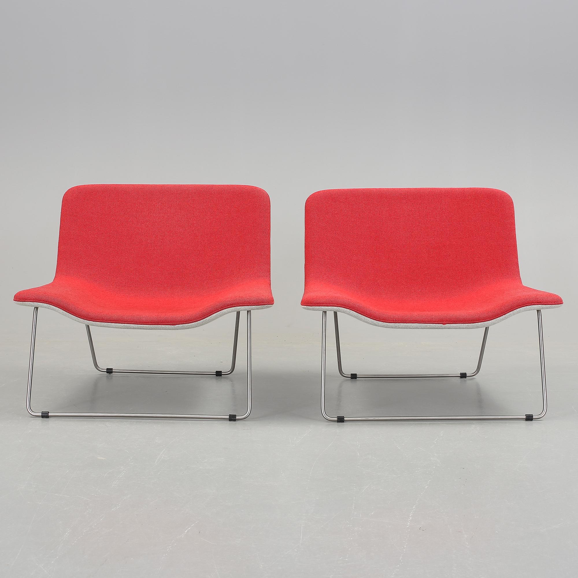 FÅTÖLJER, ett par, "Spring", Erwan Bouroullec, Cappellini, Italien. Formgivna år 2000.