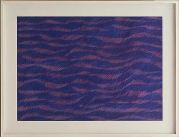 CARLO BATTAGLIA, blandteknik på papper, a tergo sign och och dat 1976.