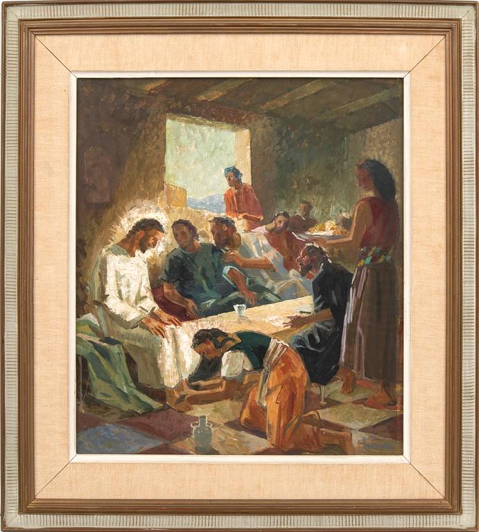 Gunnar Torhamn, oil on panel signed.