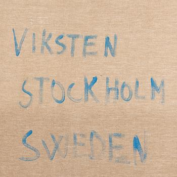 Hans Viksten, oil on canvas, signed and dated -68 F (Fågelbro).