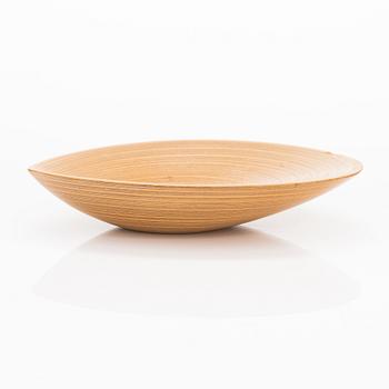 Tapio Wirkkala, A plywood dish signed TW.
