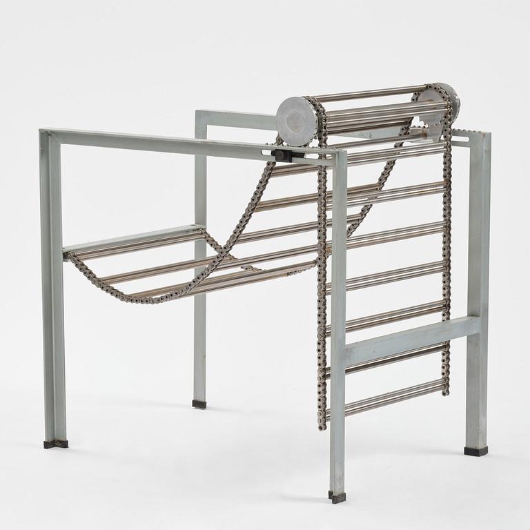 Paolo Pallucco, & Mireille Rivier, fåtölj, "Barba D'Argento", Pallucco, Italien, efter 1986.