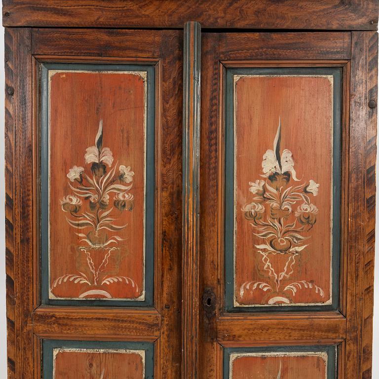 Cupboard, folk art, central Sweden, 19th century.