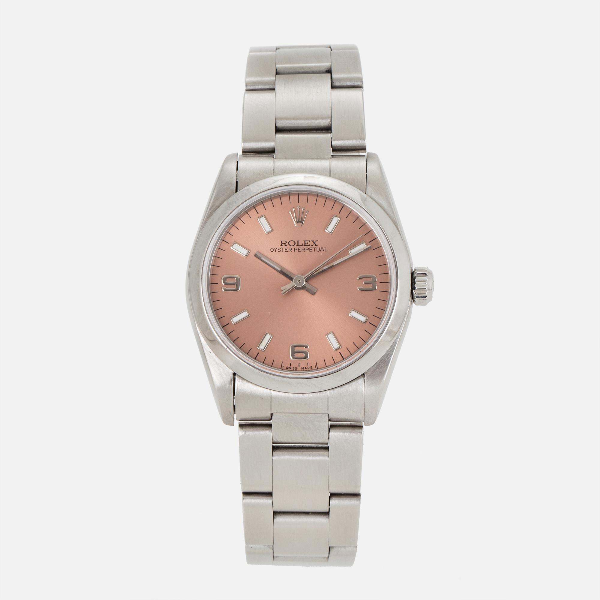 ROLEX Oyster Perpetual T Swiss Made T wristwatch 31 mm. Bukowskis