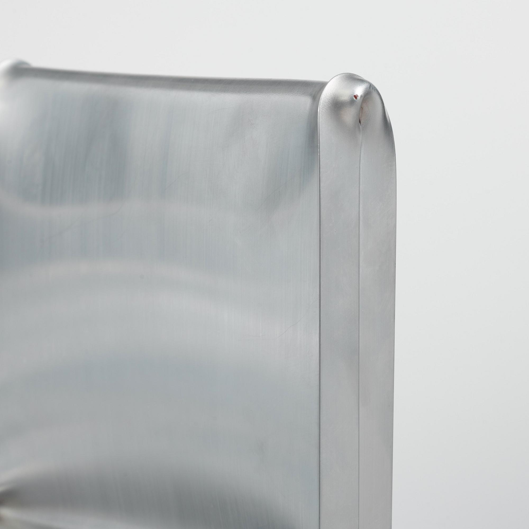David Taylor, stol, unik, "Aluminium Chair", egen studio, Sverige 2021.