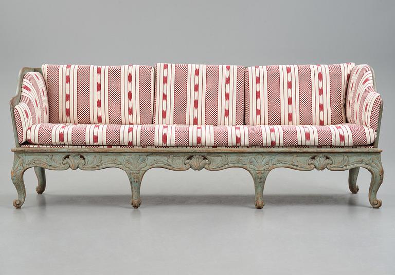 A Swedish Rococo 18th century sofa.