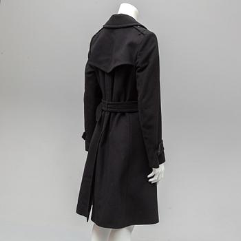 BURBERRY, a wool and cashmere blend coat, size 36.