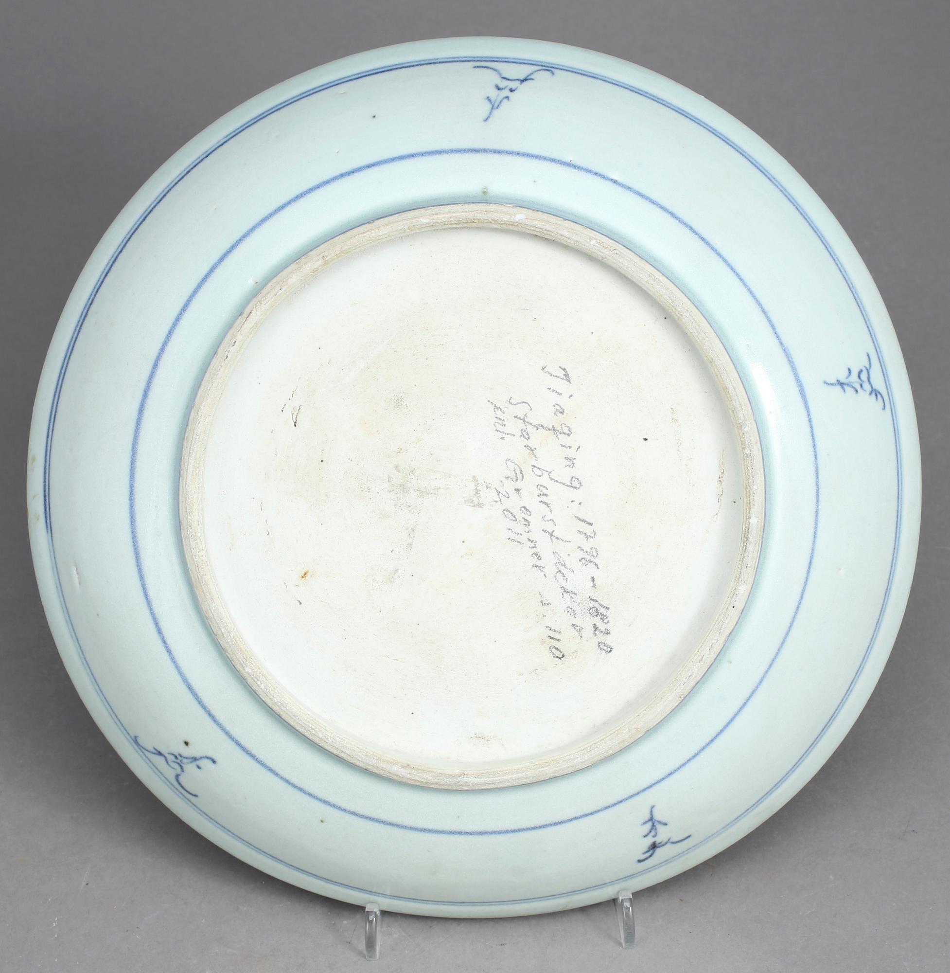 FAT, 3 st. Porslin, Kina, 1800-tal.