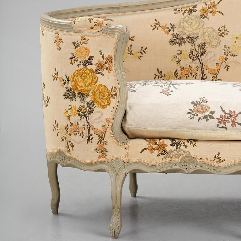 A North-European rococo sofa, later part 18th century.