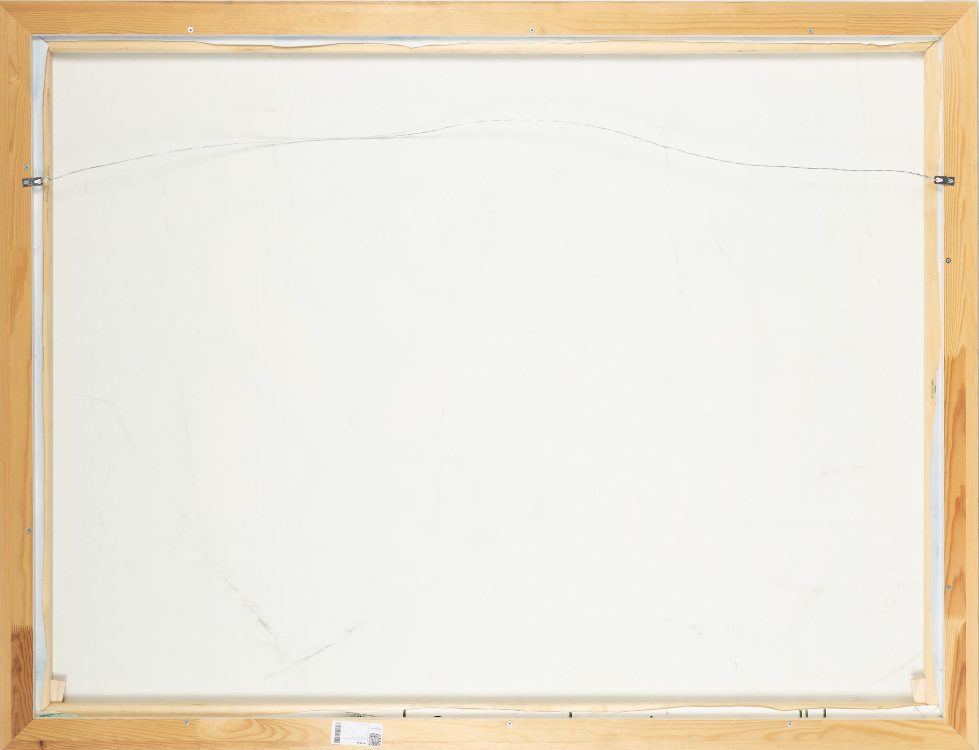 Timo Solin, oil on canvas, signed and dated -01.