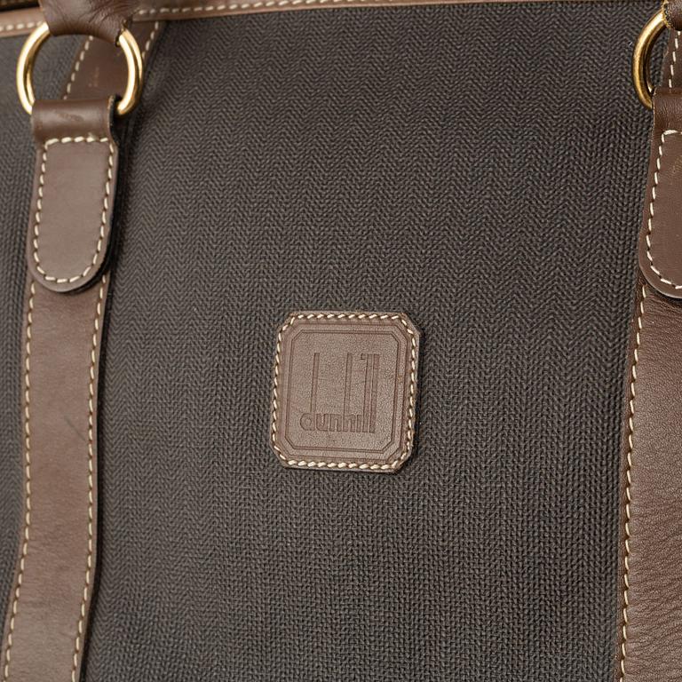 Dunhill, a coated canvas weekendbag.
