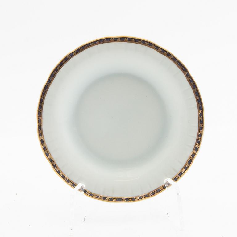 Creamers with saucers, 12 pcs, 20th century.