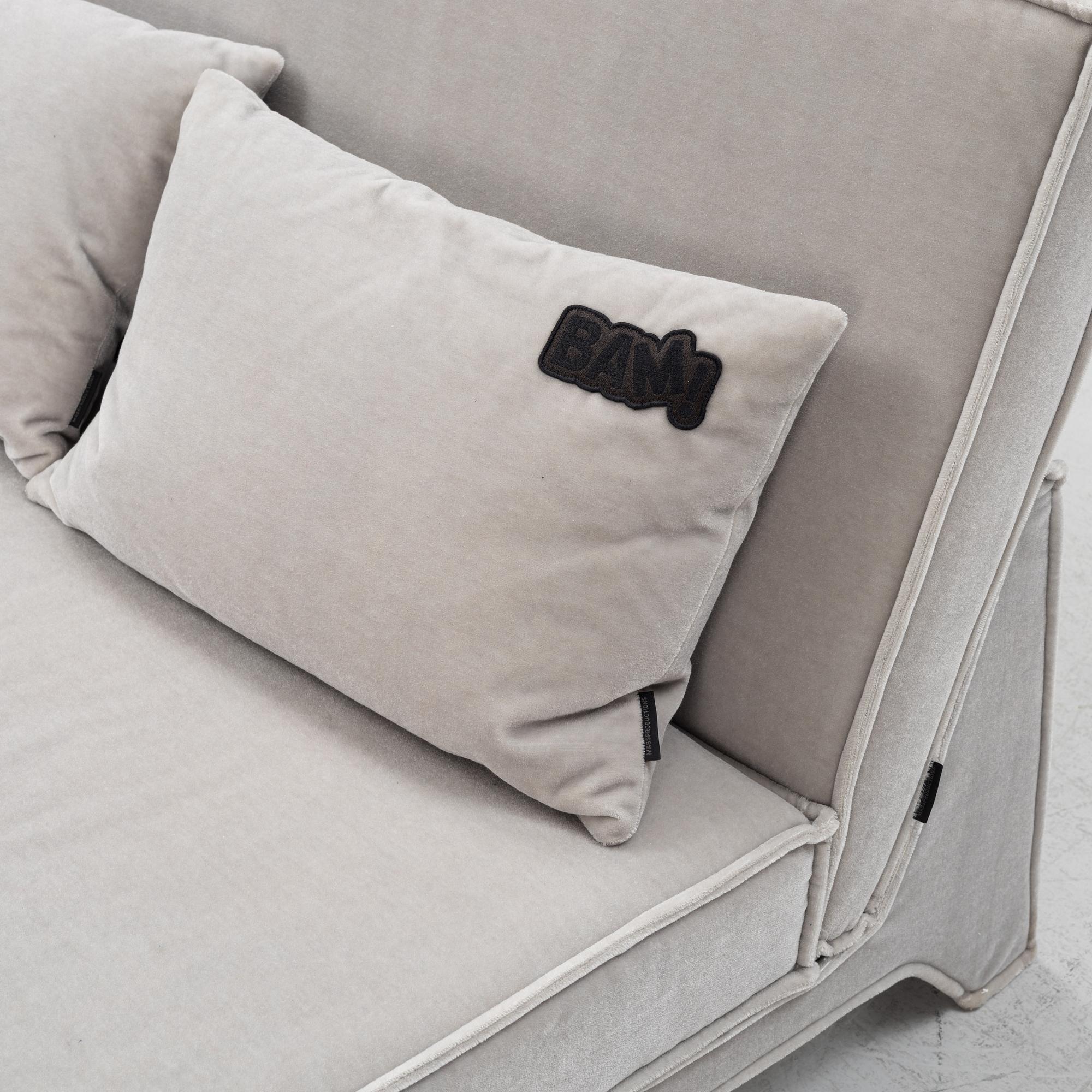 Chris Martin, a 'BAM!' sofa, Massproductions.