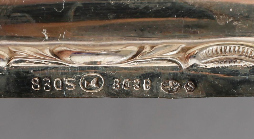 LJUSSTAKAR, 1 par, silver.