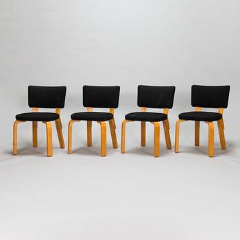 Alvar Aalto, stolar, 4 st, modell 62 för Aalto Design, Hedemora 1946-1956.