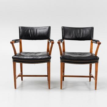 Josef Frank, a pair of model 695 armchairs, Firma Svenskt Tenn, Sweden.