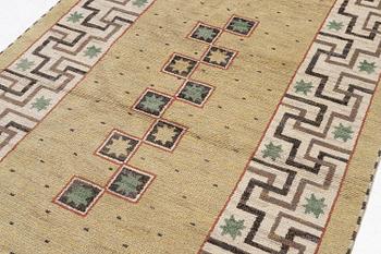 Märta Måås-Fjetterström, a carpet, 'Il Greco', knotted pile, c. 266 x 165 cm, signed MMF.