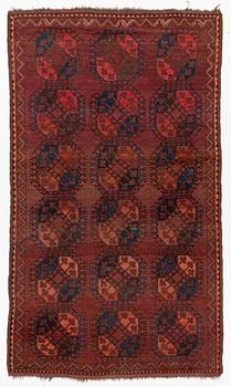 An antique carpet, Ersari, Afghanistan, c 300 x 175 cm.