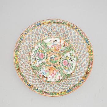 Parti porslin, sex delar, Kina, Kanton, 1800-tal samt1900-tal.