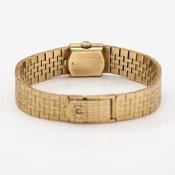 Omega, wristwatch, 14 x 14 mm.