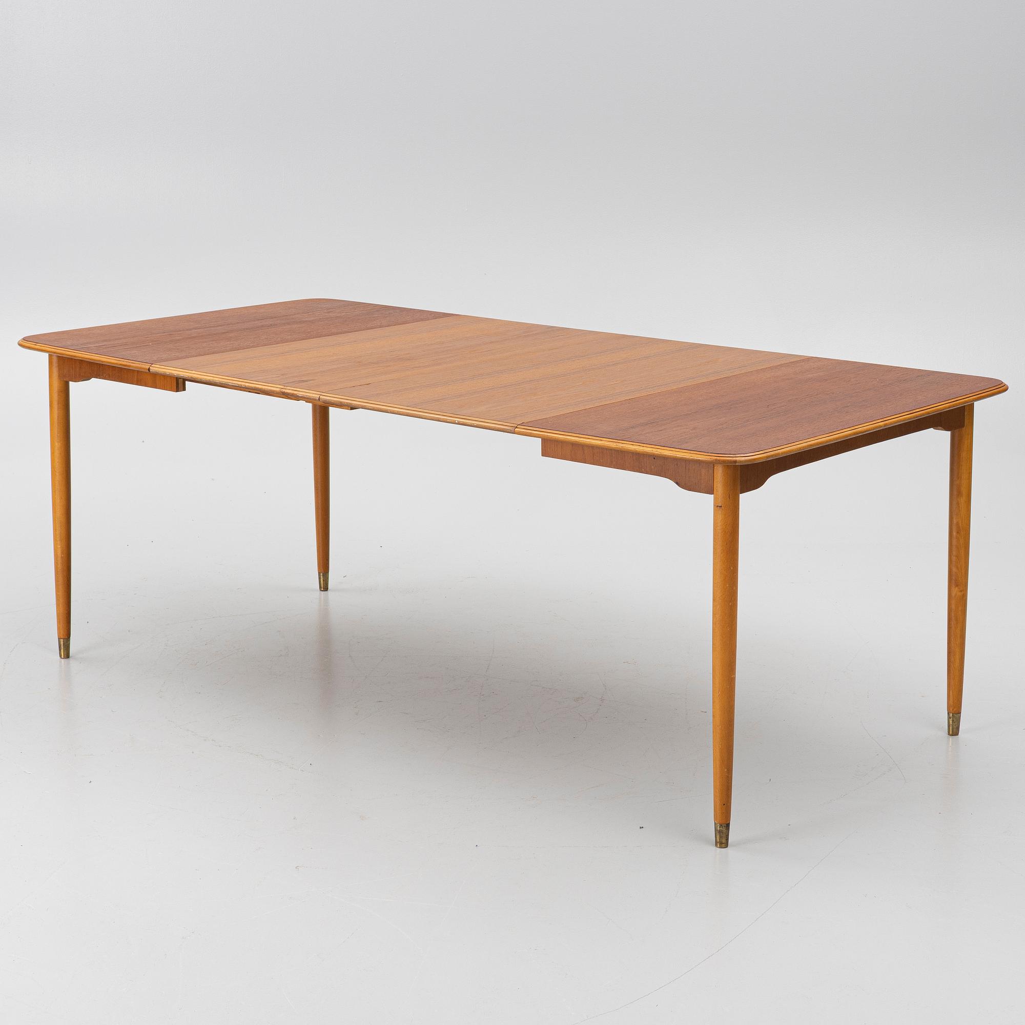 A dining table, teak, 1960s.
