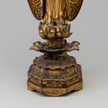 BUDDHA, trä. Japan, 1800-tal.