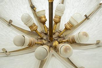 Morin et Cie, attributed to, an Art Deco chandelier, France 1920s-30s.