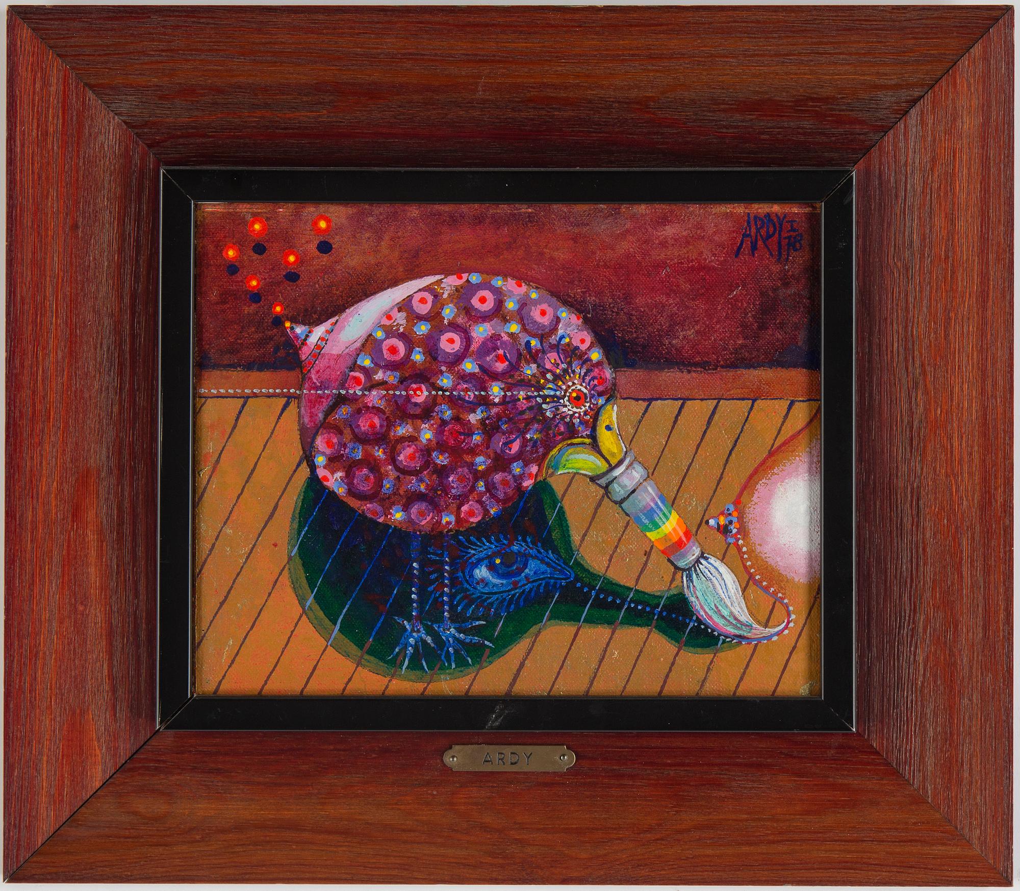 Ardy Strüwer, olja på duk, signerad och daterad -78.