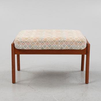 Folke Ohlsson, fåtölj med fotpall, "Profil", Dux, 1960-tal.