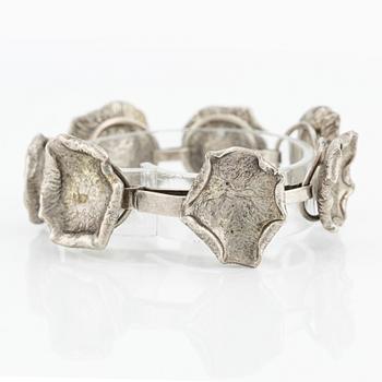 Claës E. Giertta, bracelet, silver.