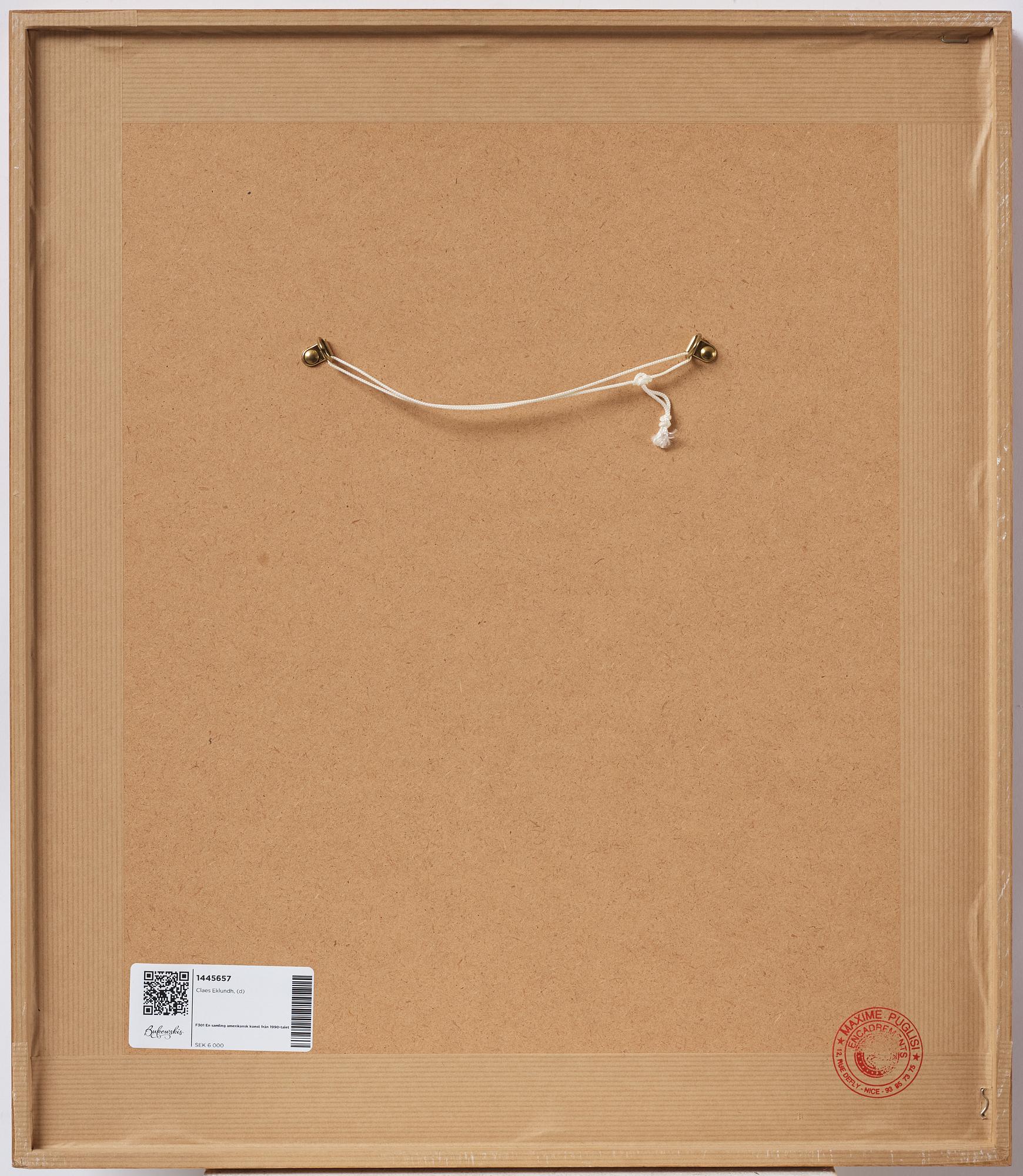 Claes Eklundh, akvarell på papper, signerad CE.