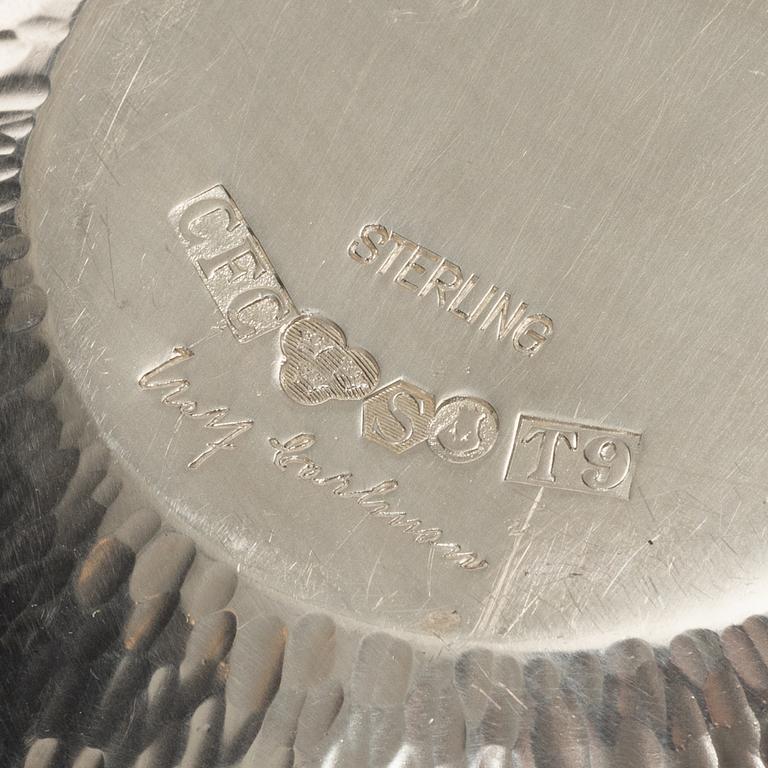 Rolf Carlman, Cup, sterling silver, CF Carlman, Stockholm 1969, and spoon Ray Urban, sterling, Stockholm 1955.